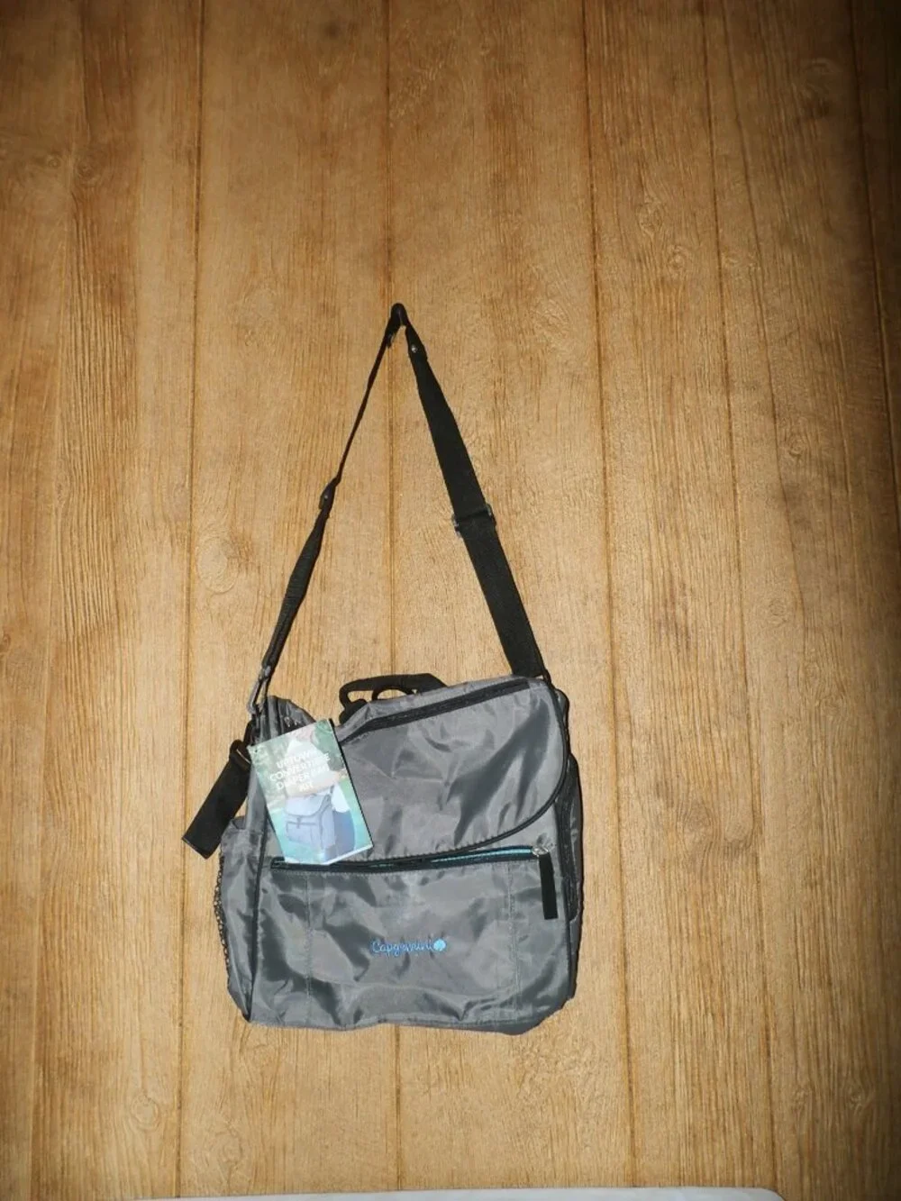 New W/ Tags Gemline  Uptown Convertible Diaper Bag Kit  Backpack Baby Messenger